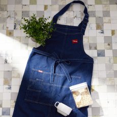 画像3: ヘインズ フラッグ刺繍デニムエプロン HANES DENIM APRON (3)
