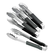 画像1: トラモンティーナ　トング 4本　24.1/30.4ｃｍ 　18-8 ステンレス製 Tramontina Stainless Tongs 4PK 9.5 Inch / 12 Inch (1)