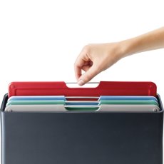 画像4: ジョセフジョセフ フォリオ まな板4色 4枚セット ケース付き Joseph Joseph Folio Set of 4 color Chopping Boards with Storage Case (4)
