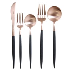 画像1: クチポール ゴア 5本セット ローズゴールド x ブラック Cutipol GOA 5pc Set RoseGold x Black (1)