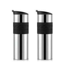 画像1: ボダム 真空ステンレス トラベルマグ 600ml 2本セット Bodum Stainless Steel Travel Mug 20oz (1)