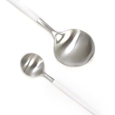 画像4: クチポール ゴア 24本セット シルバー x ホワイト Cutipol GOA 24pc Set Silver x White (4)
