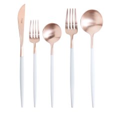 画像1: クチポール ゴア 5本セット ローズゴールド x ホワイト Cutipol GOA 5pc Set RoseGold x White (1)