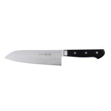 画像1: 木屋 鎌型庖丁 (三徳）鍔付き Kiya Kitchen Knife Kamagata Sickle Type （Santoku) Blade-Guarded (1)