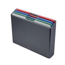 画像2: ジョセフジョセフ フォリオ まな板4色 4枚セット ケース付き Joseph Joseph Folio Set of 4 color Chopping Boards with Storage Case (2)