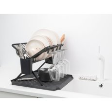 画像2: ブラバンシア フォーダブルディッシュラック ラージ Brabantia Foldable Dish Rack Large (2)