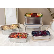 画像4: Neoflam ステンレスフードストレージ 5個セット Neoflam Stainless Steel Food Storage 5 set (4)