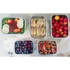 画像3: Neoflam ステンレスフードストレージ 5個セット Neoflam Stainless Steel Food Storage 5 set (3)