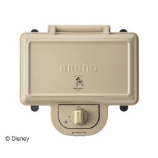 画像1: BRUNO DISNEY ホットサンドメーカー ダブル ベージュ BOE136-BE BRUNO DOUBLE HOTSANDMAKER BOE136-BE (1)