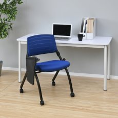 画像3: YAMAZEN キャスター付きミーティングチェア メモ台付き Meeting Chair with Memo Stand (3)