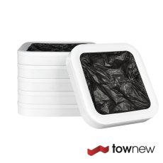 画像1: townew（トーニュウ）リフィルゴミ箱（T1, T AirX用）６個セット ブラック townew Refill (For T1, T AirX) 6PK Black (1)