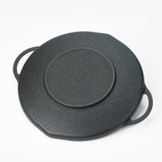 画像3: グラスロック グリドルパン デュアル 木製ハンドルつき 38cm Glasslock Griddle Pan DUAL With Handle 38cm (3)