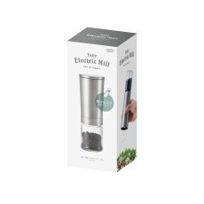 画像3: トフィー 電動 ソルト ＆ ペッパー ミル シルバー Toffy Salt ＆ Pepper Mill Silver (3)