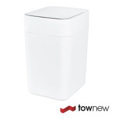 画像1: townew（トーニュー） スマートトラッシュボックス・ゴミ箱 T1 ホワイト・ブラック TWN1001 townew Smart Trash Box T1 White/Black TWN1001 (1)