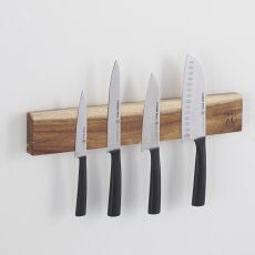 画像5: シュミットブラザーズ カトラリー マグネット式ナイフバー 46cm 木製 Schmidt Brothers® Cutlery 18" Magnetic Wall Bar Wood (5)