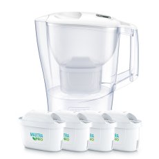 画像2: ブリタ ポット型浄水器 アルーナ マクストラプロ カートリッジ4個付き BRITA Aluna Pitcher with 4 Maxtra Pro Filter Cartridges (2)