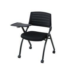 画像1: YAMAZEN キャスター付きミーティングチェア メモ台付き Meeting Chair with Memo Stand (1)