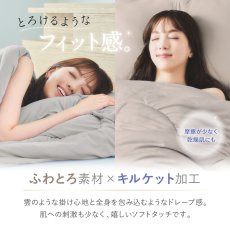 画像2: ポリ+コットン コンフォーター シングル Poly+Cotton Light Comforter Single (2)