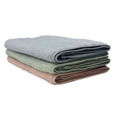 画像1: 珪藻土構造 速乾 フェイスタオル 3枚組 34cm x 80cm Quick Dry Face Towel 3PC 34cm x 80cm (1)