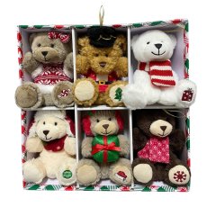 画像2: ぬいぐるみのオーナメント 6個セット アソート Plush Ornaments 6pcs Assort (2)