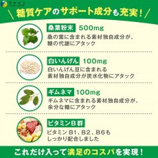 画像5: カロリー気にならないサプリ 糖質専用 90粒 DIET SUPPORT SUPPLEMENT (5)