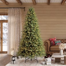 画像5: 約274cm クリスマスツリー 電飾付き 9FT Pre-lit Aspen Tree (5)