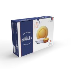 画像1: デュラレックス リス プレート＆ボウル 6個 Duralex Lys Plates & Bowls 6PC (1)