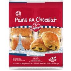 画像1: パンオショコラ 45g x 16個 Pains Au Chocolat 45g x 16ct (1)