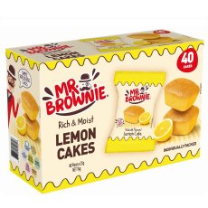 画像1: ミスターブラウニーレモンケーキ 40個入り Mr. Brownie Lemon Cake 40 pieces (1)