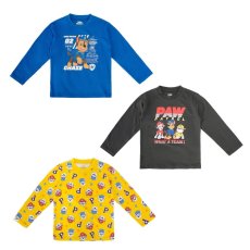画像1: パウ・パトロール キッズ 長袖Tシャツ 3枚組 PAW PATROL KIDS LONG SLEEVE TEE 3PK (1)