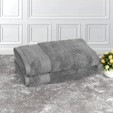 画像1: グランデュール バスタオル グレー Grandeur Bath Towel Gray (1)