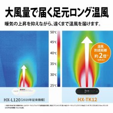 画像3: シャープ プラズマクラスター加湿セラミックファンヒーター HX-TK12 SHARP Plasmaclustaer Ceramic Fan Heater HX-TK12 (3)