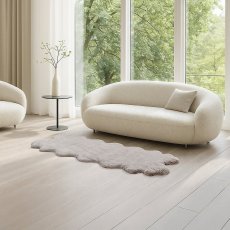 画像1: Mon Chateau フェイクファーラグ 60 x 177cm Mon Chateau Faux Fur Twin Mini Rug 60 x 177cm (1)