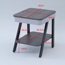 画像5: スピーカー付きサイドテーブル Side Table With Speaker (5)