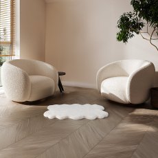 画像1: Mon Chateau フェイクファーラグ 60 x 99cm Mon Chateau Faux Fur Rug 60 x 99cm (1)