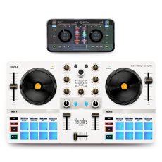 画像1: Hercules スマートフォン用モバイルDJコントローラー djay/Apple Music対応 バッテリー内蔵 Hercules DJ Control Mix Ultra (1)