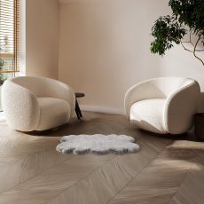 画像3: Mon Chateau フェイクファーラグ 60 x 99cm Mon Chateau Faux Fur Rug 60 x 99cm (3)