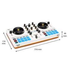 画像4: Hercules スマートフォン用モバイルDJコントローラー djay/Apple Music対応 バッテリー内蔵 Hercules DJ Control Mix Ultra (4)