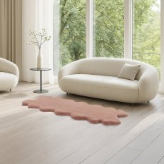 画像4: Mon Chateau フェイクファーラグ 60 x 177cm Mon Chateau Faux Fur Twin Mini Rug 60 x 177cm (4)