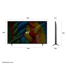 画像4: LG 65インチ 4K 液晶テレビ 65NANO80AJA LG 65NANO80AJA TV (4)