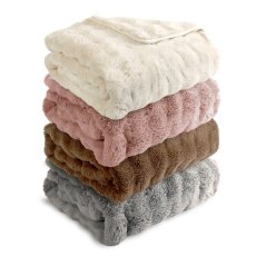 画像1: HOUSE & HOME 大判ひざ掛け 152cm x 177cm HOUSE & HOME Bubble Faux Fur Throw 152cm x 177cm (1)