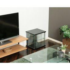 画像2: ガラスコレクションボックス ブラック Glass Collection Box Black (2)