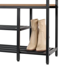 画像4: Neatfreak!（ニートフリーク!）ウッドトップ 収納ベンチ neatfreak! Wood Top Shoe Bench (4)