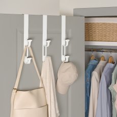 画像5: Neatfreak!（ニートフリーク!）ドアフック 3個セット Neatfreak! Non-Slip Door Hooks 3PK (5)