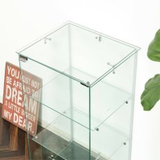 画像2: ガラスコレクションケース 3段 クリア 3-Tier Glass Collection Case (2)